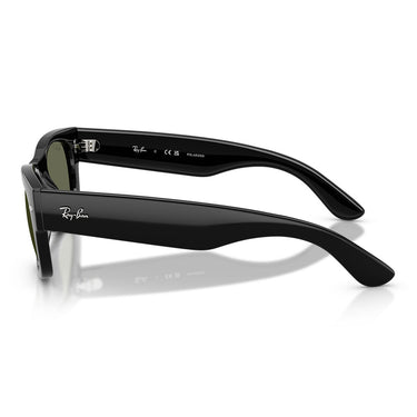 Ray-Ban Occhiali da Sole RB0832S 901/58 Mega Wayfarer II Nero/Verde Unisex Polarizzati 2
