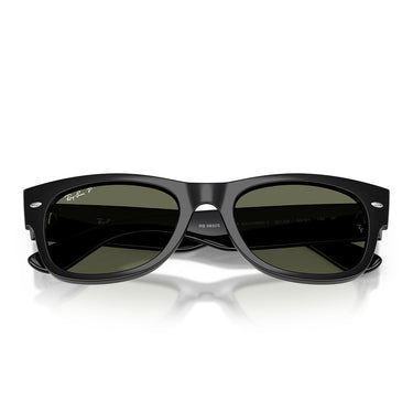 Ray-Ban Occhiali da Sole RB0832S 901/58 Mega Wayfarer II Nero/Verde Unisex Polarizzati 5