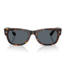 Ray-Ban Occhiali da Sole RB0832S 902 R5 Mega Wayfarer II Marrone Blu Unisex 