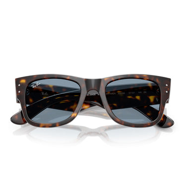 Ray-Ban Gafas de Sol RB0840S 902/56 Mega Wayfarer Marrón/Azul Unisex