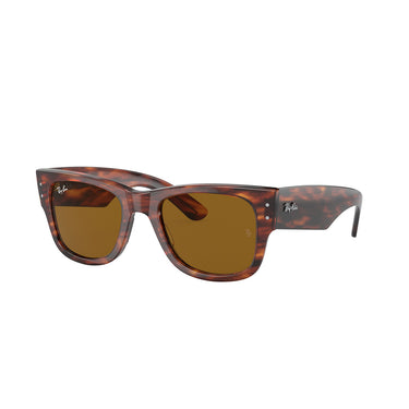 Ray-Ban Gafas de Sol RB0840S 954/33 Mega Wayfarer Marrón/Marrón Unisex