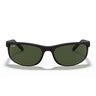 Ray-Ban Lunettes de Soleil RB2027 W1847 Predator 2 Noir/Vert G-15 Unisexe