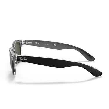 Ray-Ban Sonnenbrille RB2132 6052 New Wayfarer Schwarz/Grün G-15 Unisex 3