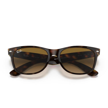Ray-Ban Gafas de Sol RB2132 710/51 New Wayfarer Havana/Marrón Claro Unisex