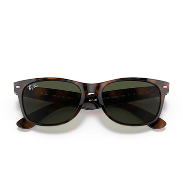 Ray-Ban Gafas de Sol RB2132 902 New Wayfarer Marrón/Verde Unisex