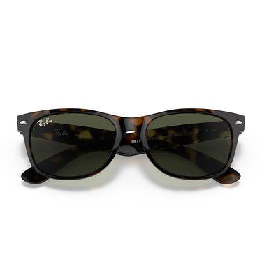Ray-Ban Gafas de Sol RB2132 902L New Wayfarer Marrón/Verde G-15 Unisex