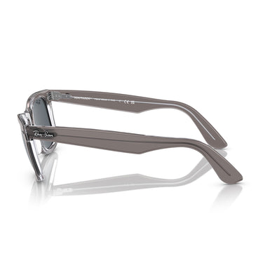 Ray-Ban Gafas de Sol RB2140 1355R5 Wayfarer Gris Transparente/Azul Unisex