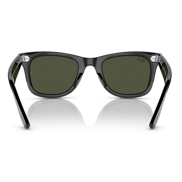 Ray-Ban Sonnenbrille RB2140 135831 Wayfarer Schwarz-Grün G-15 Unisex 3