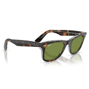 Ray-Ban Sonnenbrille RB2140 14134E Wayfarer Dunkelbraun/Grün Unisex 4