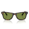 Ray-Ban Gafas de Sol RB2140 14134E Wayfarer Marrón Oscuro/Verde Unisex