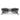 Ray-Ban Occhiali da Sole RB2140 684671 Wayfarer Grigio Trasparente/Grigio Chiaro Sfumato Unisex