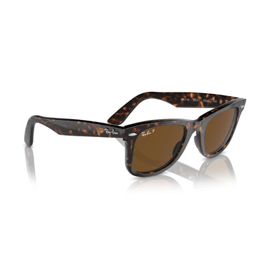 Ray-Ban Okulary Przeciwsłoneczne RB2140 902/57 Wayfarer Havana/Marrone Unisex Polaryzowane 5
