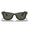 Ray-Ban Okulary Przeciwsłoneczne RB2140 902/58 Wayfarer Havana/Verde Unisex Polaryzowane
