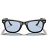 Ray-Ban Okulary Przeciwsłoneczne RB2140F 901/64 Wayfarer Czarny/Niebieski Szary Unisex