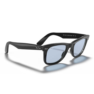 Ray-Ban Sonnenbrille RB2140F 901/64 Wayfarer Schwarz/Blau Grau Unisex 5