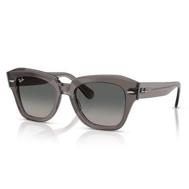 Ray-Ban Sonnenbrille RB2186 136971 State Street Gestreift Transparent Grau/Grau Verlauf Unisex 1