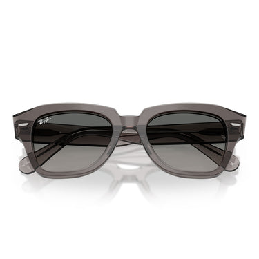 Ray-Ban Sonnenbrille RB2186 136971 State Street Gestreift Transparent Grau/Grau Verlauf Unisex 5