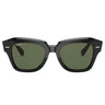 Ray-Ban Okulary Przeciwsłoneczne RB2186 901/58 State Street Czarny/Zielony G-15 Unisex Polaryzowane