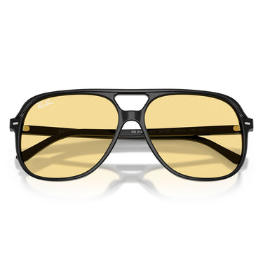 Ray-Ban Occhiali da Sole RB2198 901 R6 Bill Nero Giallo Unisex 5