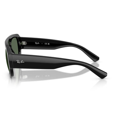 Ray-Ban Okulary Przeciwsłoneczne RB2218 667771 Czarny/Zielony Unisex 2