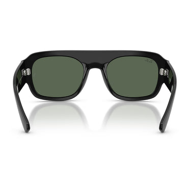 Ray-Ban Okulary Przeciwsłoneczne RB2218 667771 Czarny/Zielony Unisex 3