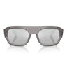 Ray-Ban Okulary Przeciwsłoneczne RB2218 668482 Szary Przezroczysty/Szary Lustrzany Unisex Polaryzowane