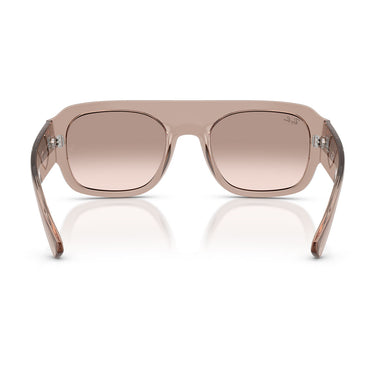 Ray-Ban Okulary Przeciwsłoneczne RB2218 67278Z Jasnobrązowy Przezroczysty Brązowy Srebrne Lustro Unisex 4