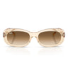 Ray-Ban Occhiali da Sole RB2221 690251 Nude Trasparente/Trasparente Sfumato Marrone Donna