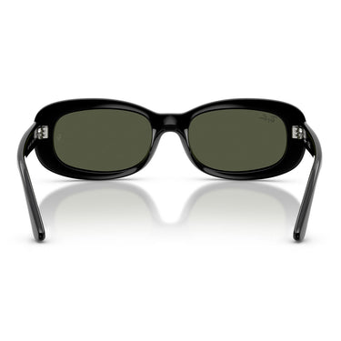 Ray-Ban Sonnenbrille RB2221 901/31 Schwarz/Grün Damen 4