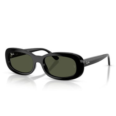 Ray-Ban Sonnenbrille RB2221 901/31 Schwarz/Grün Damen 1