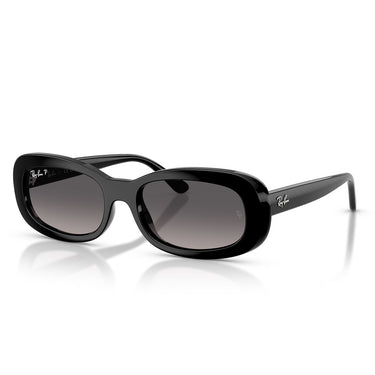 Ray-Ban Okulary Przeciwsłoneczne RB2221 901/M3 Czarny/Szary Gradient Damskie Polaryzacyjne 1
