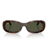 Ray-Ban Occhiali da Sole RB2221 902/31 Marrone/Verde Donna