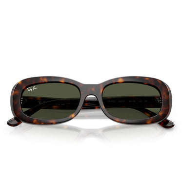 Ray-Ban Sonnenbrille RB2221 902/31 Braun/Grün Damen 5