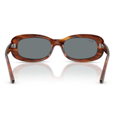 Ray-Ban Sonnenbrille RB2221 954/62 Braun Gestreift/Blau Damen 3