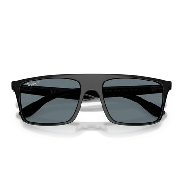 Ray-Ban Occhiali da Sole RB2222 901/3R Nero/Blu Scuro Unisex Polarizzati 5