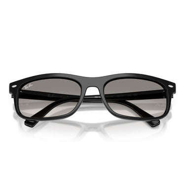 Ray-Ban Occhiali da Sole RB2224 901/32 Nero/Trasparente Sfumato Grigio Unisex 5