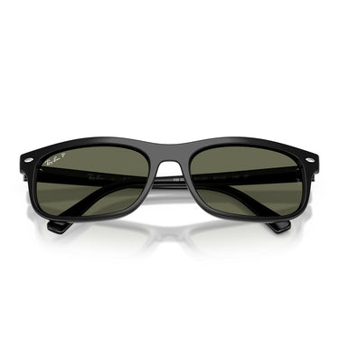 Ray-Ban Occhiali da Sole RB2224 901/58 Nero/Verde Unisex Polarizzati 5