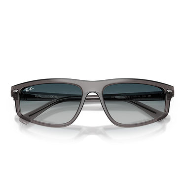 Ray-Ban Occhiali da Sole RB2225 667532 Grigio Chiaro Opale/Grigio Sfumato Blu Unisex 5