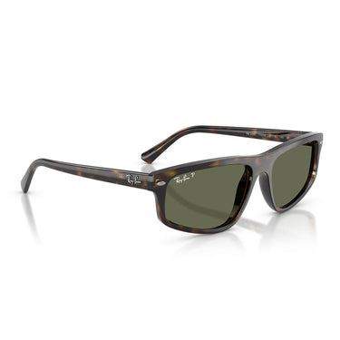 Ray-Ban Occhiali da Sole RB2225 710/58 Marrone/Verde Unisex Polarizzati 4
