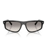 Ray-Ban Occhiali da Sole RB2225 901 32 Nero Trasparente Sfumato Grigio Unisex 