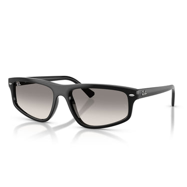 Ray-Ban Occhiali da Sole RB2225 901 32 Nero Trasparente Sfumato Grigio Unisex  2