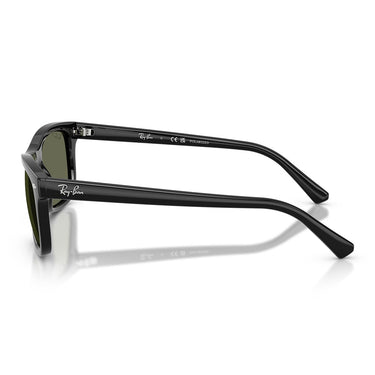 Ray-Ban Occhiali da Sole RB2226 901/58 Nero/Verde Unisex Polarizzati 2