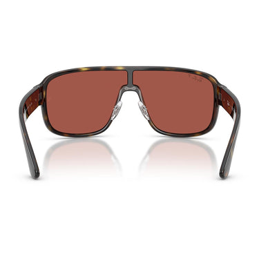 Ray-Ban Occhiali da Sole RB2229 710/1B Polarized S Marrone/Rosso Urban Unisex Polarizzati
