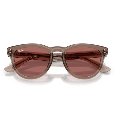 Ray-Ban Occhiali da Sole RB2237 682769 Marrone Chiaro Trasparente/Violetto Scuro Unisex
