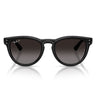 Ray-Ban Occhiali da Sole RB2237 901/T3 Nero/Grigio Chiaro Sfumato Scuro Unisex Polarizzati