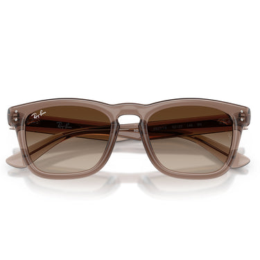 Ray-Ban Occhiali da Sole RB2238 682713 Marrone Trasparente/Marrone Chiaro Sfumato Scuro Unisex
