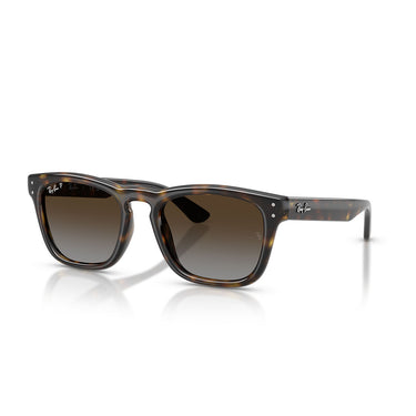 Ray-Ban Occhiali da Sole RB2238 710/T5 Marrone/Grigio Chiaro Sfumato Marrone Unisex Polarizzati