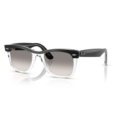 Ray-Ban Sonnenbrille RB2240 129432 Wayfarer Schwarz auf Transparent/Grau Verlauf Unisex 1