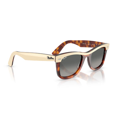 Ray-Ban Okulary Przeciwsłoneczne RB2240 144371 Wayfarer Beżowy na Brązowo/Szary Gradient Unisex 5