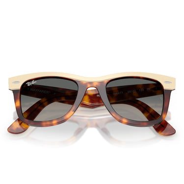 Ray-Ban Okulary Przeciwsłoneczne RB2240 144371 Wayfarer Beżowy na Brązowo/Szary Gradient Unisex 6